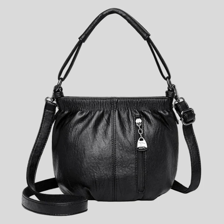 Bolsa Compacta em Couro - Gabriele