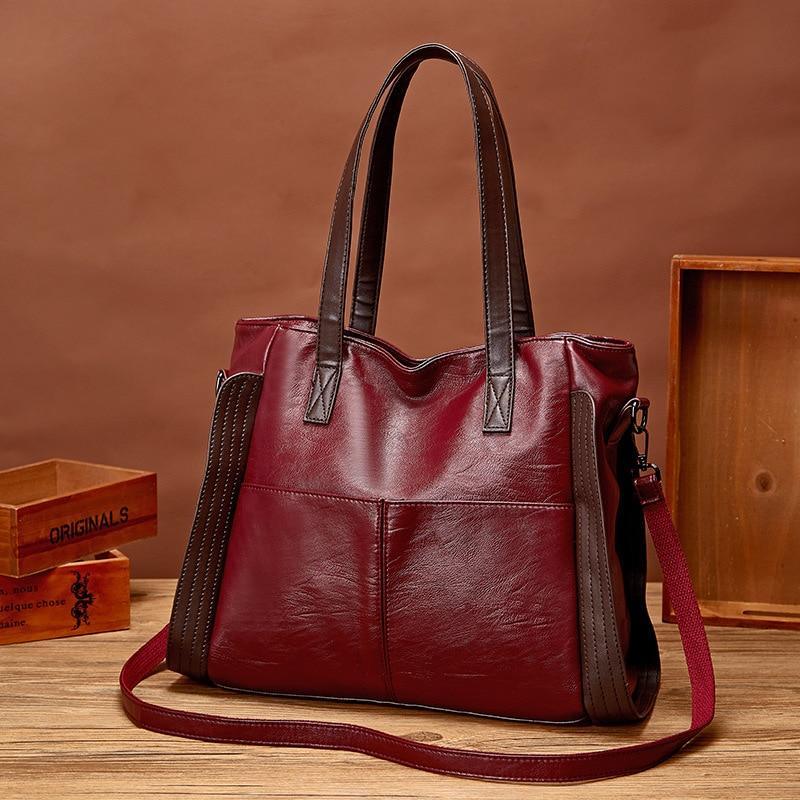 Bolsa de Couro Clássica - Barcelona