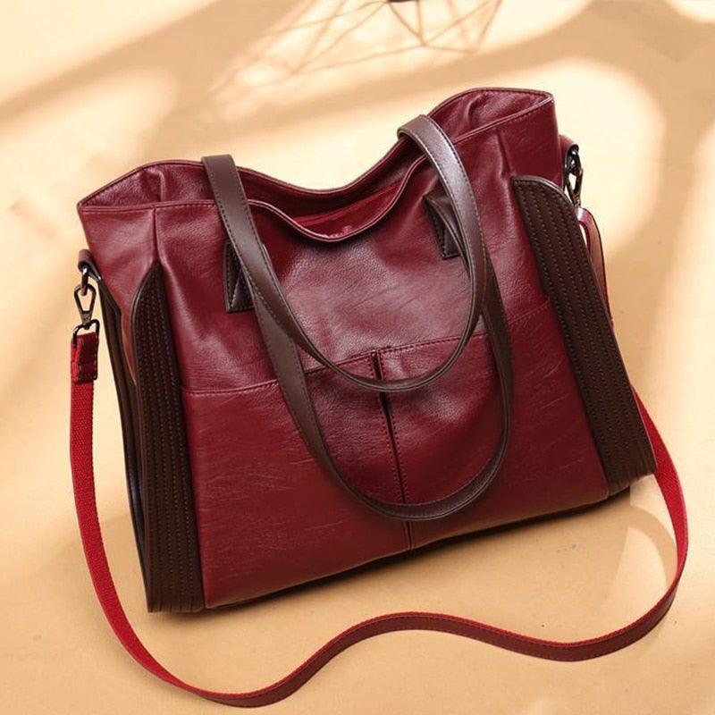 Bolsa de Couro Clássica - Barcelona