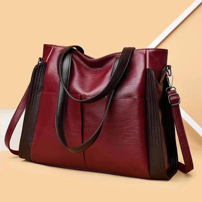 Bolsa de Couro Clássica - Barcelona