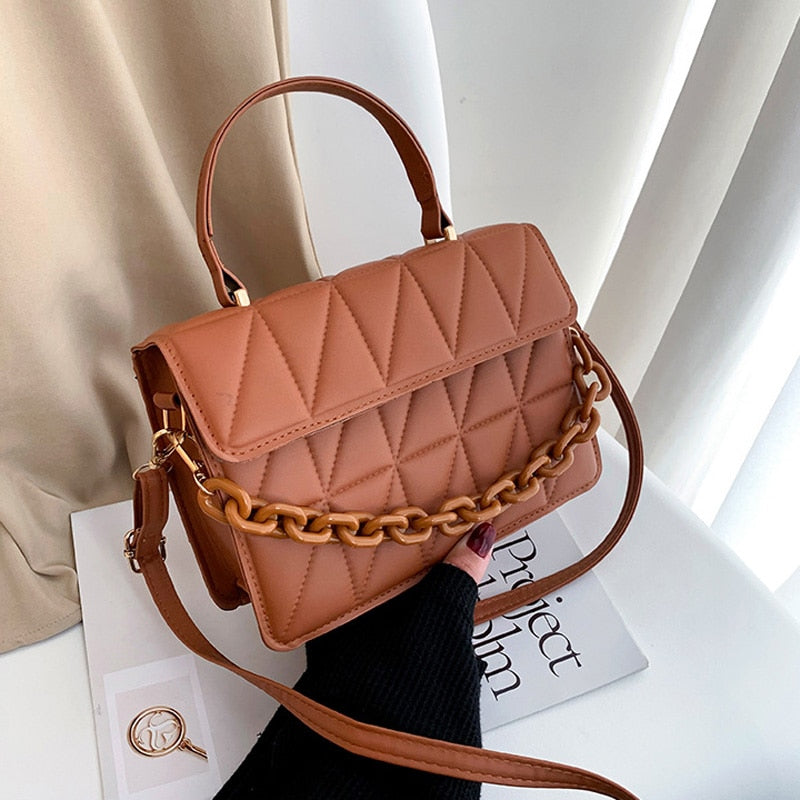 Bolsa Feminina de Couro 2 em 1 Durável e Estilosa