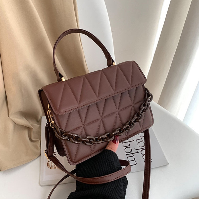 Bolsa Feminina de Couro 2 em 1 Durável e Estilosa