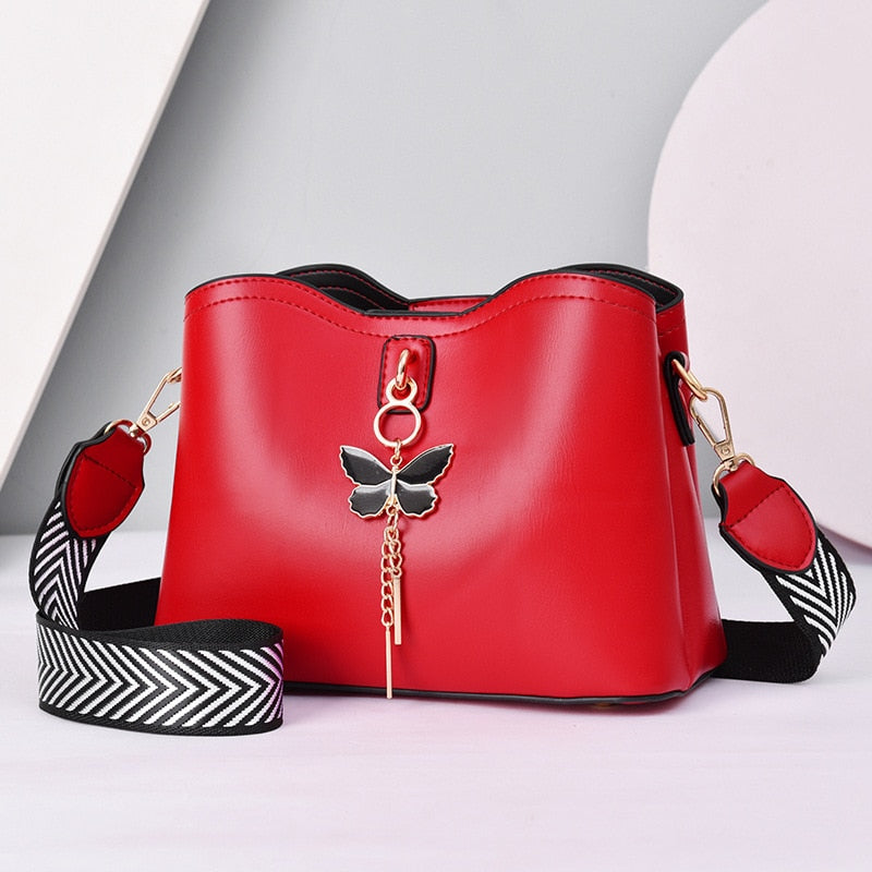 Bolsa de Couro Feminina - Butterfly