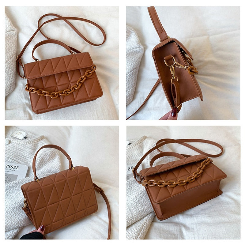 Bolsa Feminina de Couro 2 em 1 Durável e Estilosa