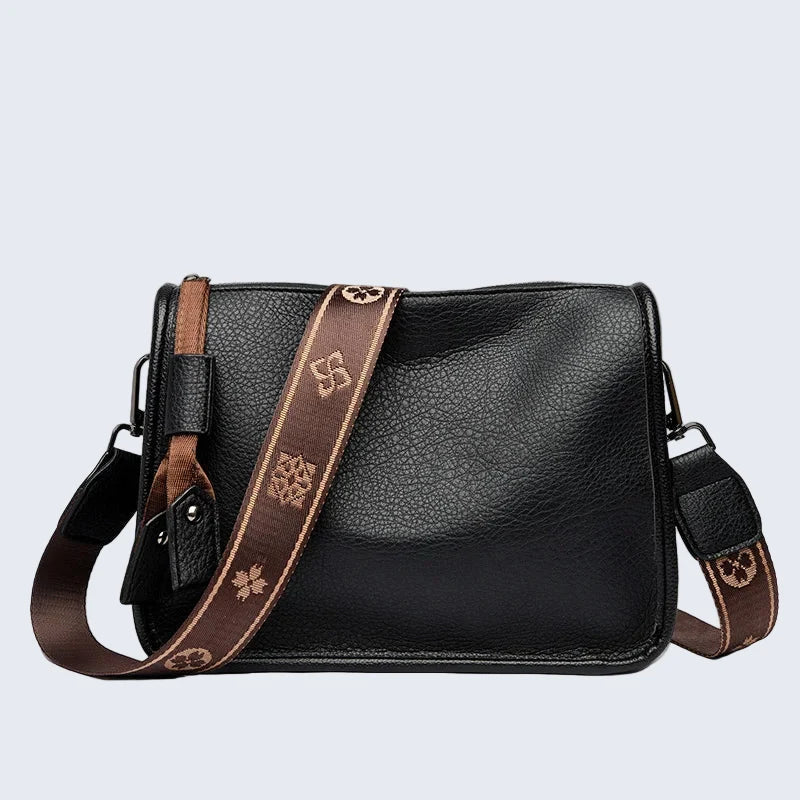 Bolsa de Couro Transversal ou Tiracolo - Milane